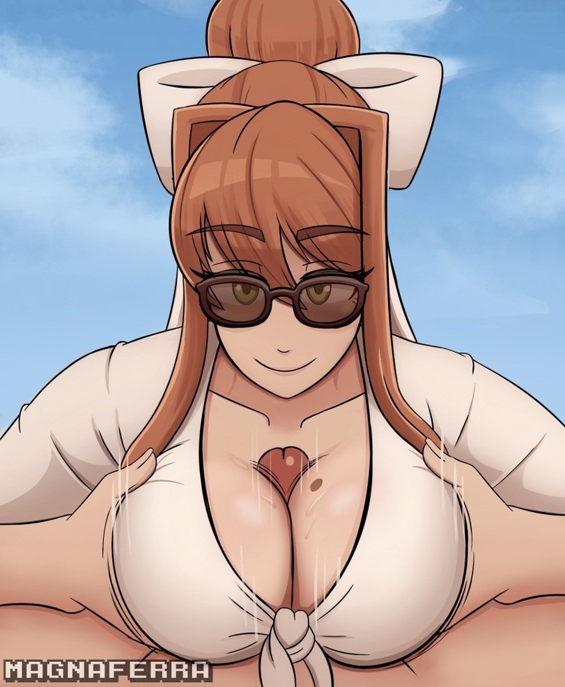 Monika magna ferra Art VN Ero VN Doki doki Literature club