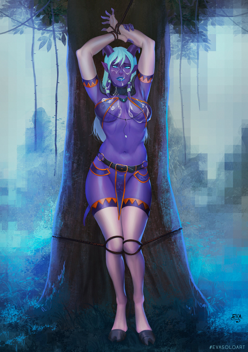 EvaSolo Draenei WoW porn Pictured Bondage Bondage