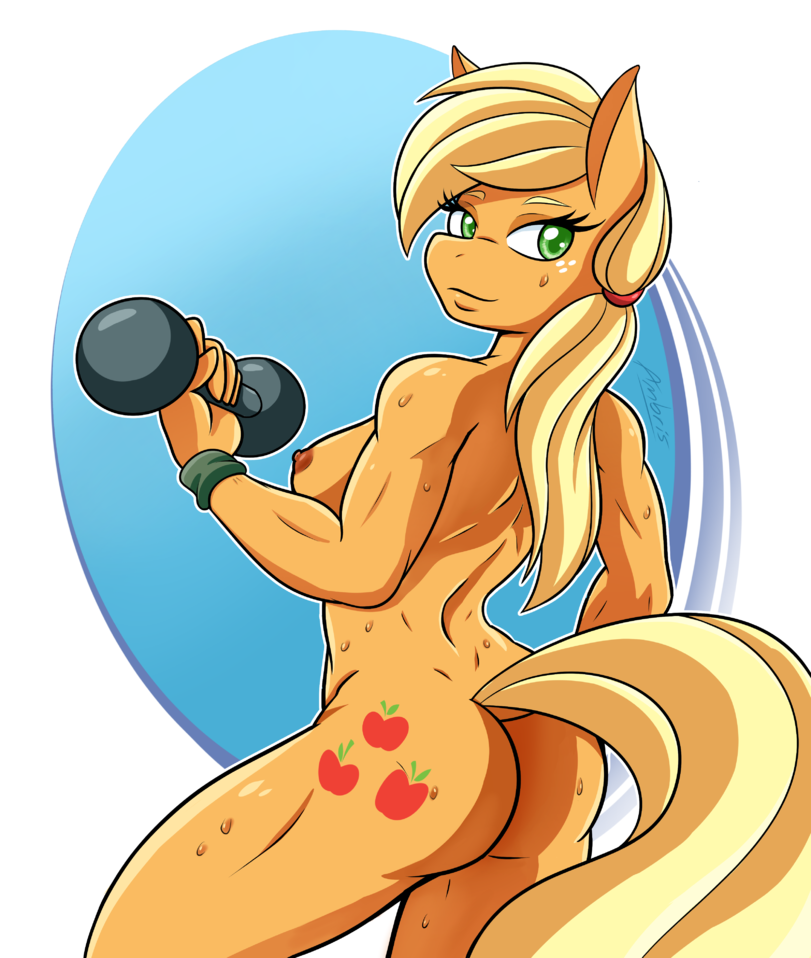 Mlp porn Applejack Rarity Rainbow Dash Lightning Dust
