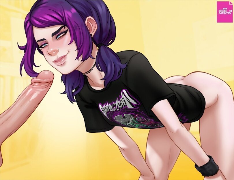 Pelo Original Character Classic Porn Art Blowjob